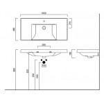 Умывальник подвесной/на тумбу Kerama Marazzi Cubo Умывальник подвесной/на тумбу Kerama Marazzi Cubo